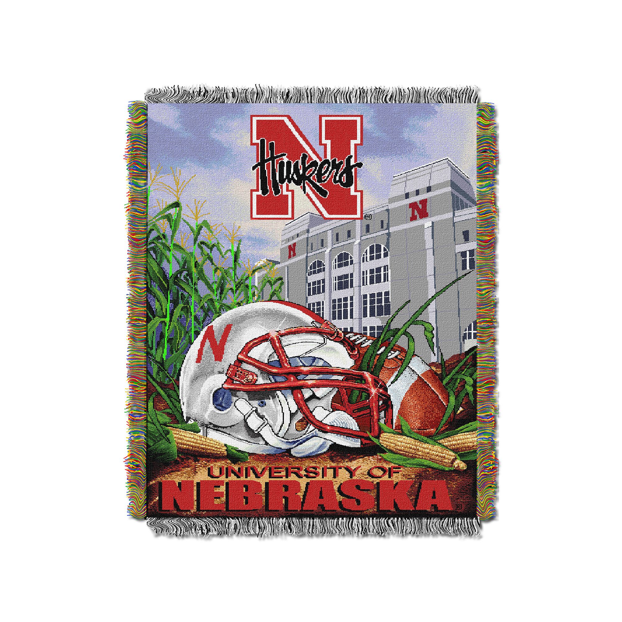 Nebraska Cornhuskers Tapestry Throw by Northwest, Team