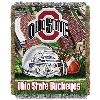 Ohio State Buckeyes Tapestry Throw by Northwest