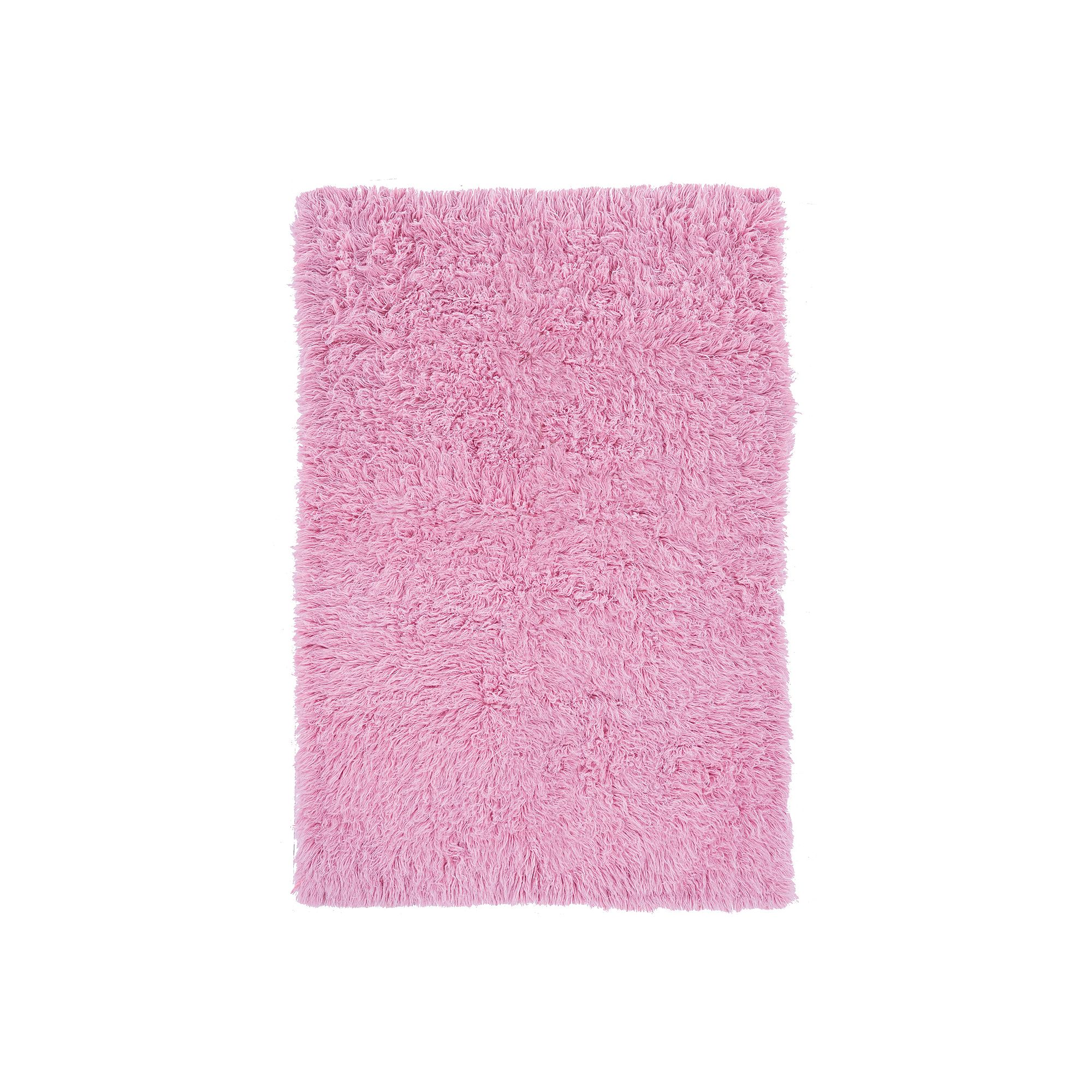Linon New Flokati Rug, Pastel Pink