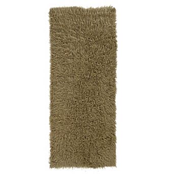 Linon New Flokati Wool Rug Runner - 2'4'' x 8'6''