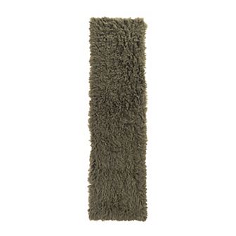 Linon New Flokati Wool Rug Runner - 2'4'' x 8'6''