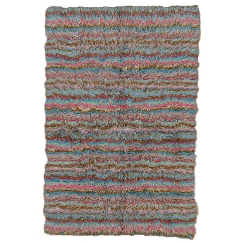 Linon New Flokati Rug, Multicolor, 5X8 Ft