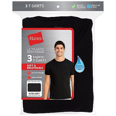 Men's Hanes Ultimate® 3-pack ComfortSoft Tees