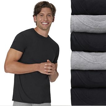 Men's Hanes® 6-Pack Ultimate ComfortSoft Crewneck Undershirt