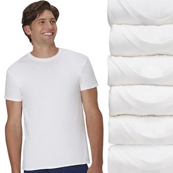 Men's Hanes® 6-Pack Ultimate ComfortSoft Crewneck Undershirt