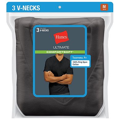 Men's Hanes Classics 3-pk. ComfortSoft V-Neck Tees