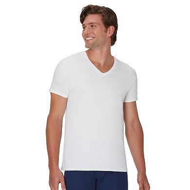 Men's Hanes® 6-Pack Ultimate ComfortSoft V-Neck Undershirt