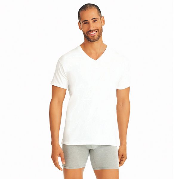 Big & Tall Hanes Ultimate® 5-pack V-Neck Tees