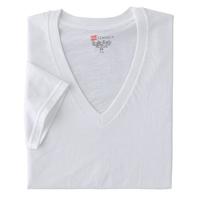 Big & Tall Hanes Classics 5-pk. V-Neck Tees