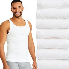 Hanes Premium Tank Top A-Shirt 4-Pack Slim Fit Fits Closer To The