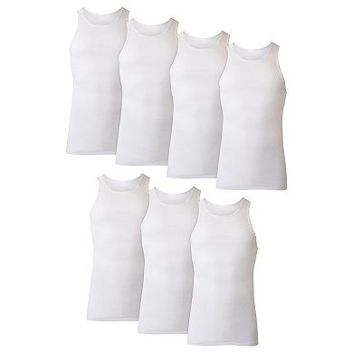 Men's Hanes® 7-Pack Ultimate Tank Undershirt, ComfortSoft, White