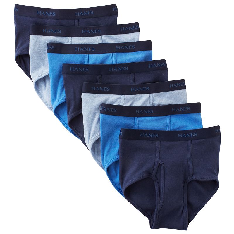 Men's Hanes Classics 7-pk. Full-Cut Briefs, Size: Medium, Blue | Shop ...