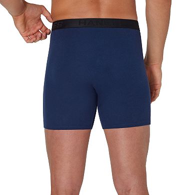 Men's Hanes 5-Pack Ultimate Cotton Boxer Brief Underwear
