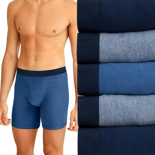 Underwear & Socks  Mens 3 Pack Deep Blueblack Polyester