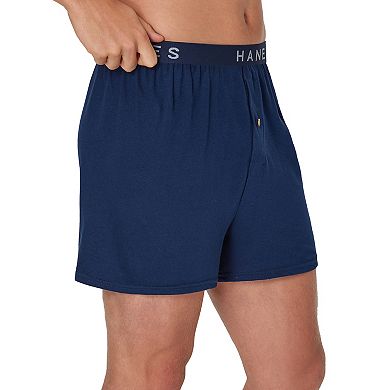 Men's Hanes® 5-Pack Ultimate Dyed Knit Moisture-Wicking Boxer Underwear