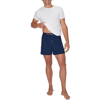 Men's Hanes® 5-Pack Ultimate Dyed Knit Moisture-Wicking Boxer Underwear