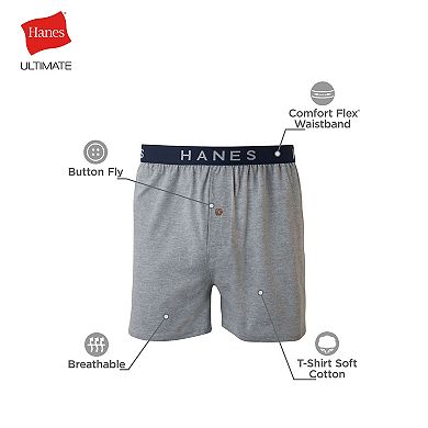 Men's Hanes® 5-pack Dyed Knit Boxer