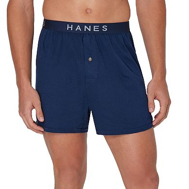 Men's Hanes® 5-Pack Ultimate Dyed Knit Moisture-Wicking Boxer Underwear