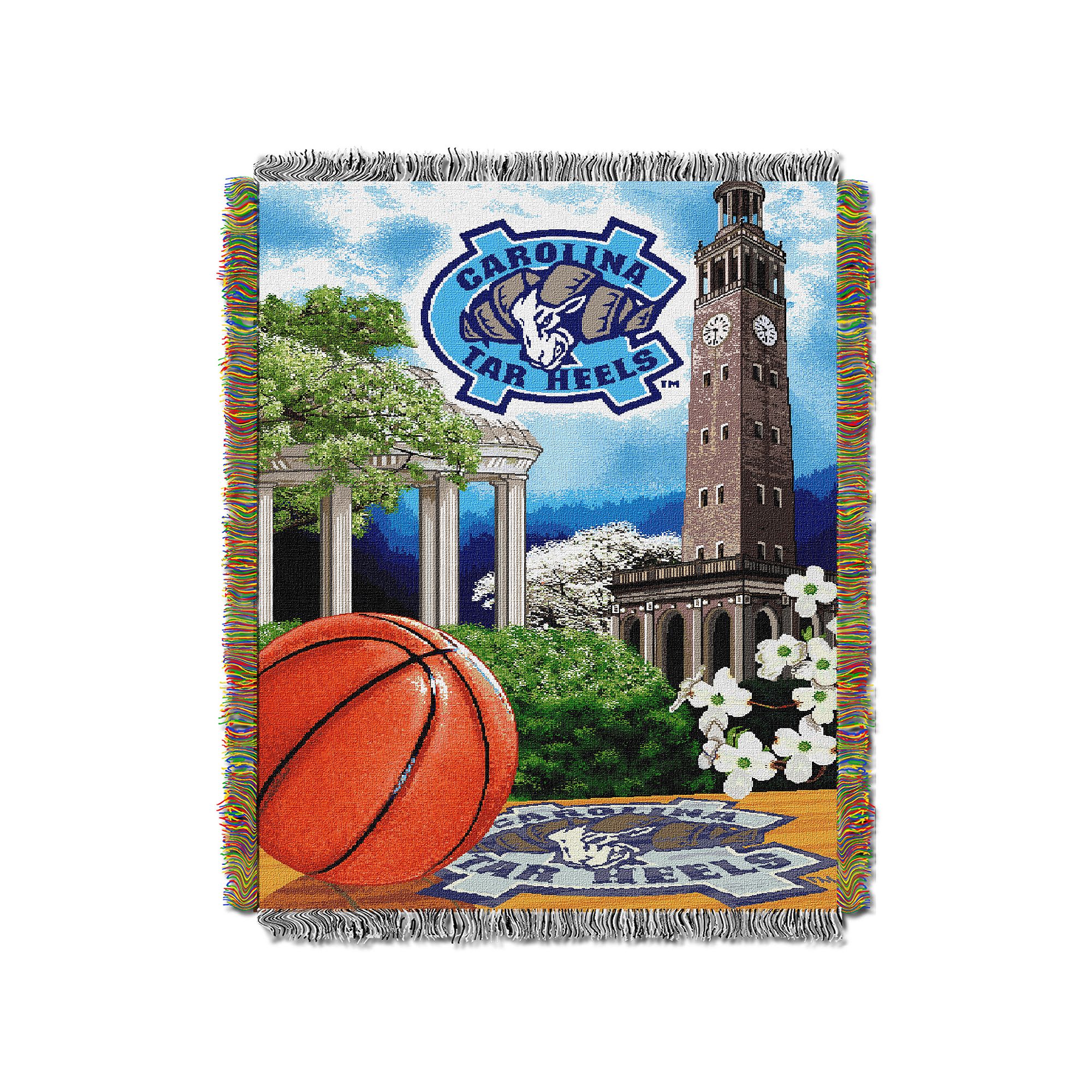 North Carolina Tar Heels Tapestry Throw by Northwest, Team