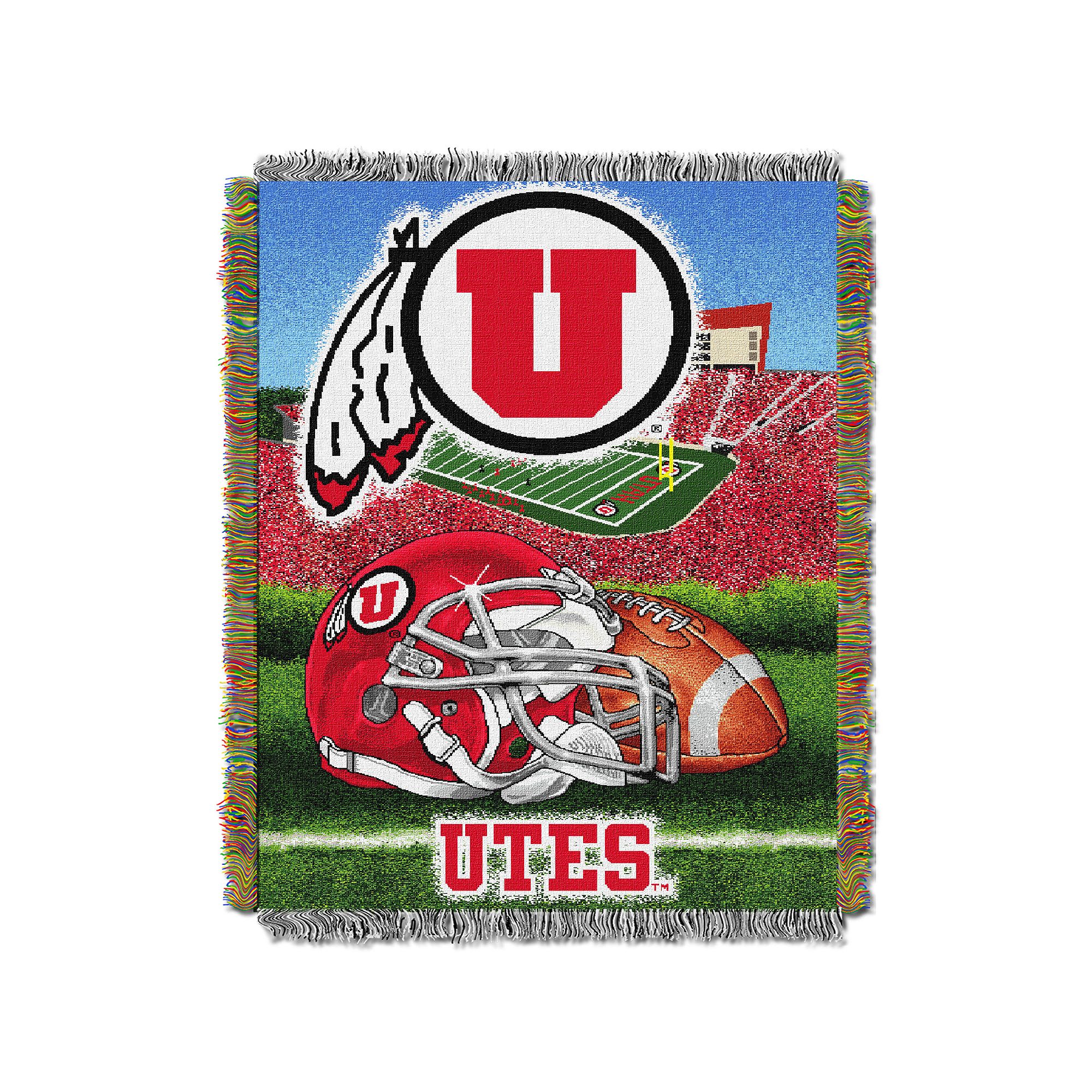 Utah Utes Tapestry Throw by Northwest, Ute Team