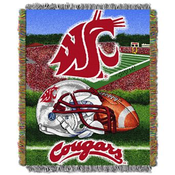 Washington State Cougars Tapestry Throw by Northwest