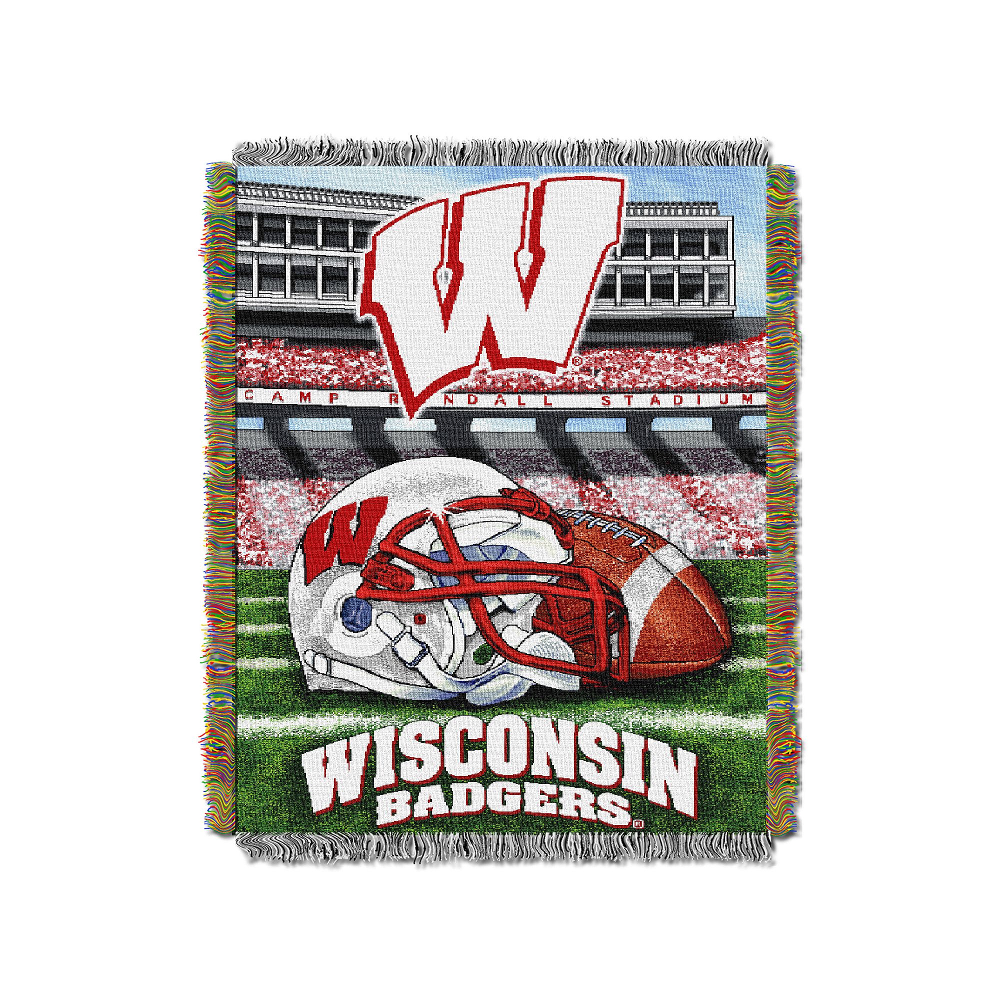 Wisconsin Badgers Tapestry Throw by Northwest, Team