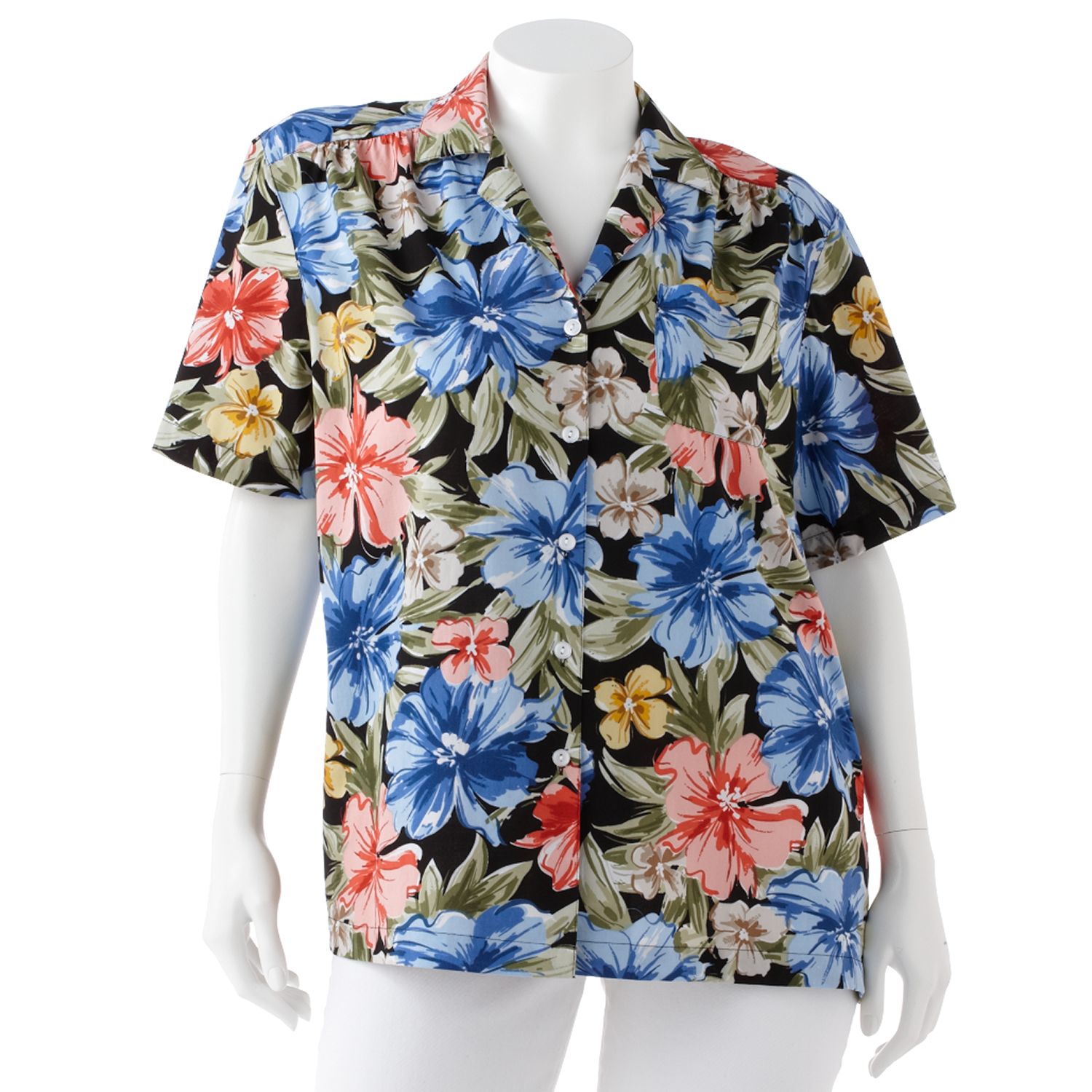 kohls womens shirts and tops plus size