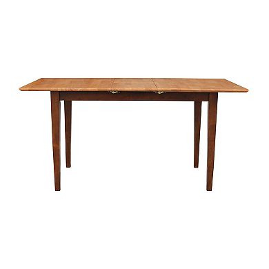 Butterfly Extension Two-Tone Dining Table