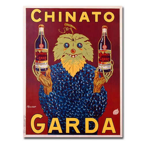 ”Chinato Garda, 1925” 35” x 47” Canvas Art by Bouchet
