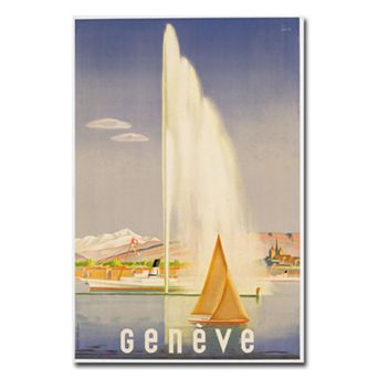 "Geneva, 1937" 16" x 24" Canvas Art by Fehr
