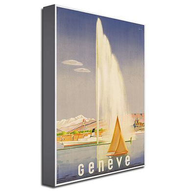 "Geneva, 1937" 16" x 24" Canvas Art by Fehr