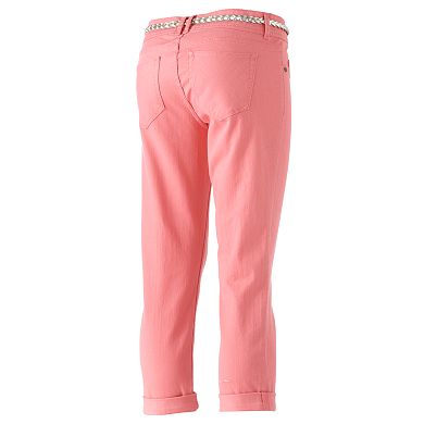 ELLE™ Cuffed Denim Capris