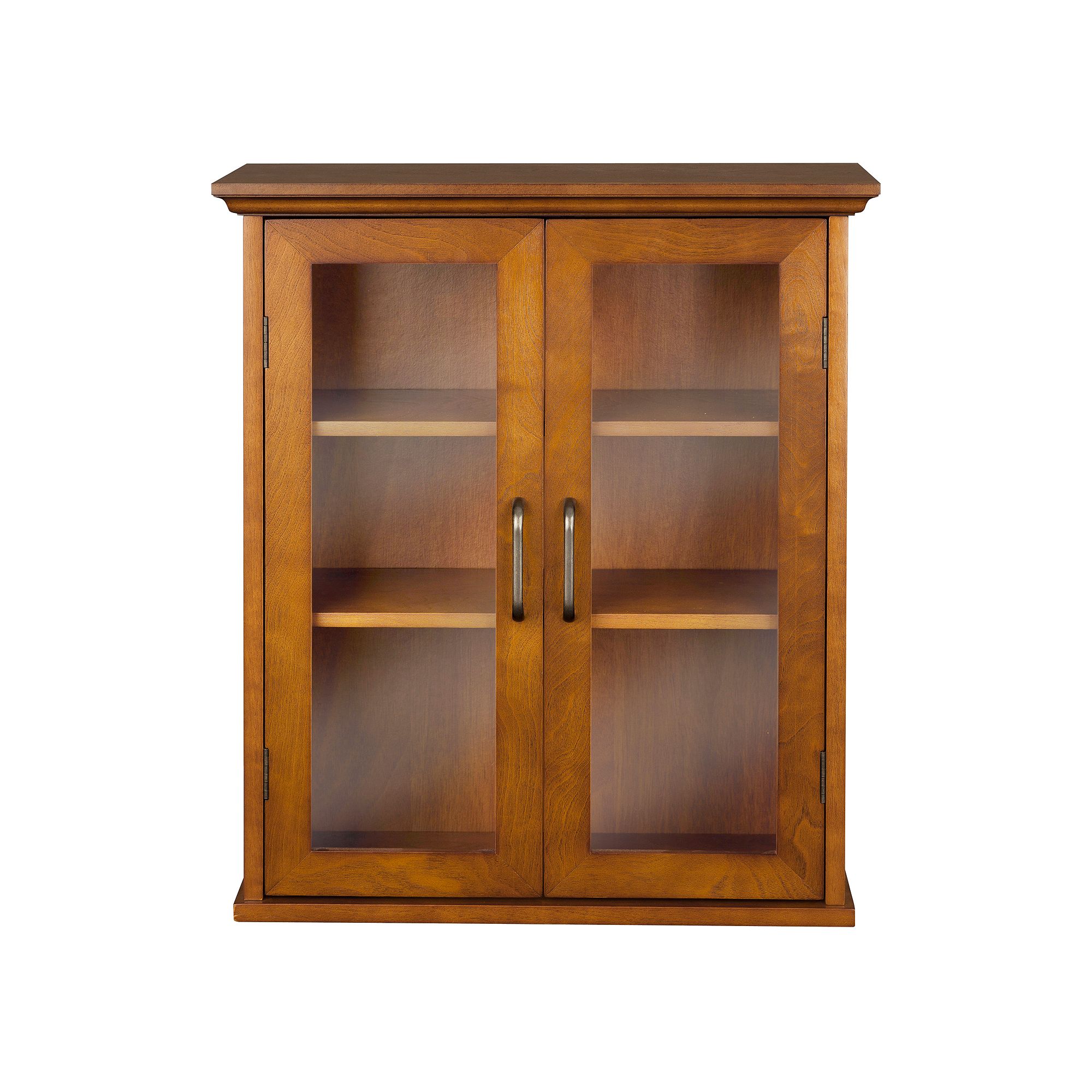Elegant Home Fashions Amanda Wall Cabinet, Brown
