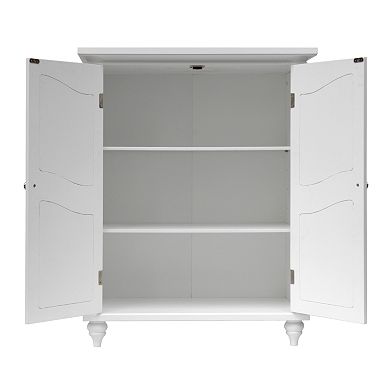 Elegant Home Fashions Vanessa 2-Door Floor Cabinet