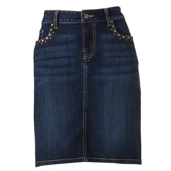 Kohls womens 2024 denim skirts