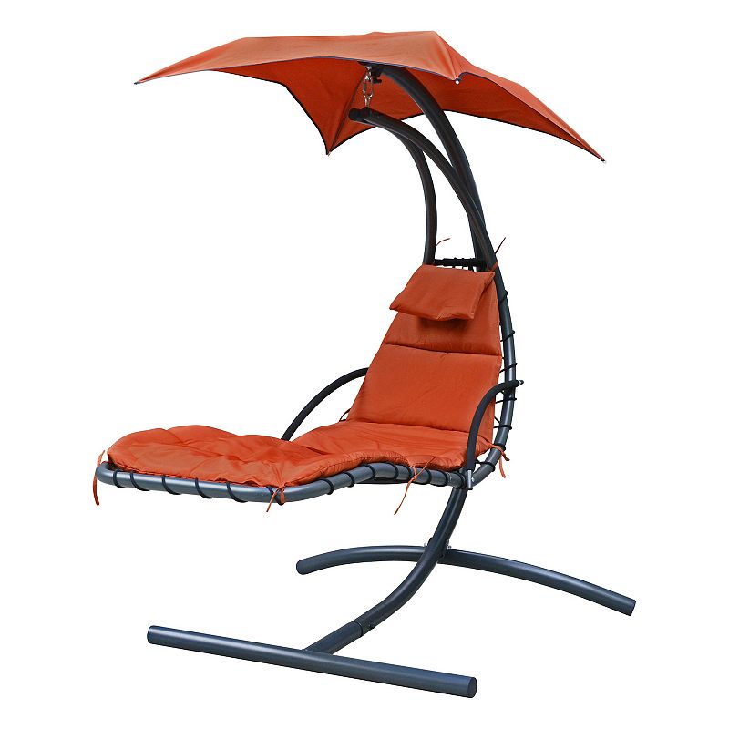 Algoma Cloud 9 Hanging Chaise Lounger, Orange