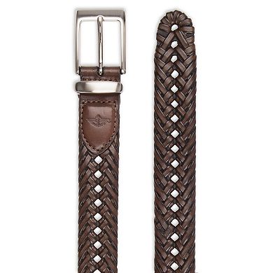 Men's Dockers® Braided Leather Dress Belt with Metal Loop