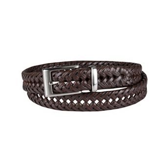 Men's Dockers® Braided Leather Dress Belt with Metal Loop