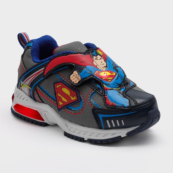 Superman Light Up Shoes Toddler Boys