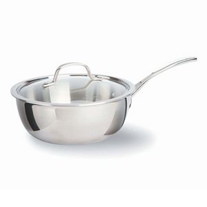 Calphalon Tri-Ply Stainless Steel 3-qt. Covered Chef's Pan