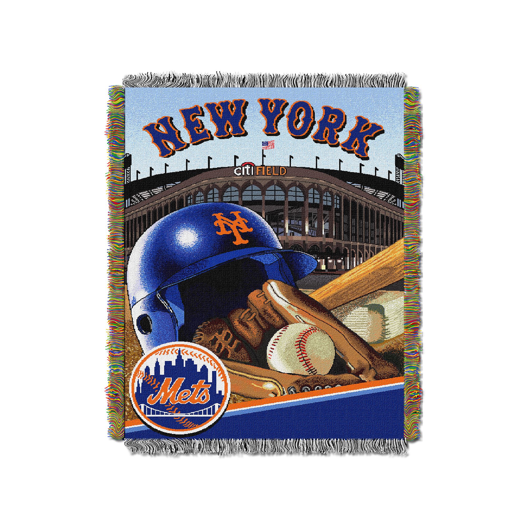 New York Mets Tapestry Throw by Northwest, Team