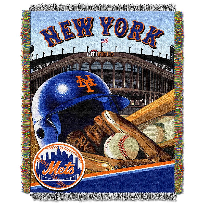 MLB New York Mets Tapestry Throw by Northwest, Team