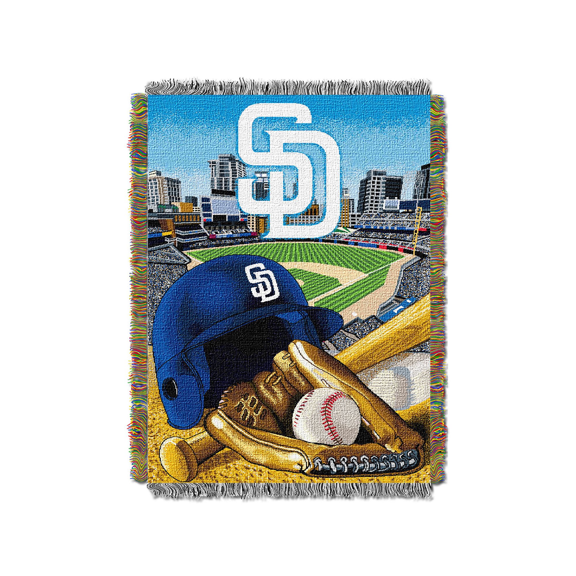 San Diego Padres Tapestry Throw by Northwest, Team