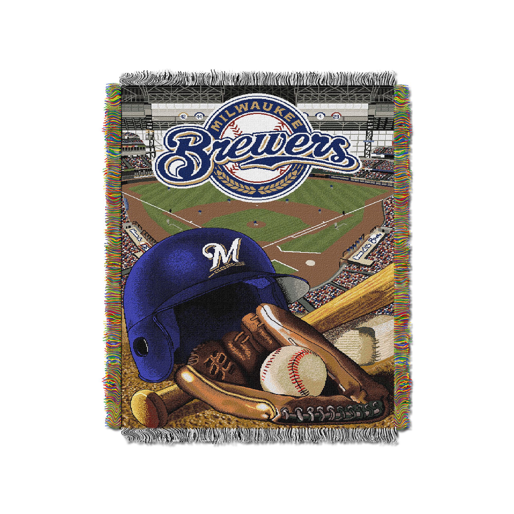 Milwaukee Brewers Tapestry Throw by Northwest, Team