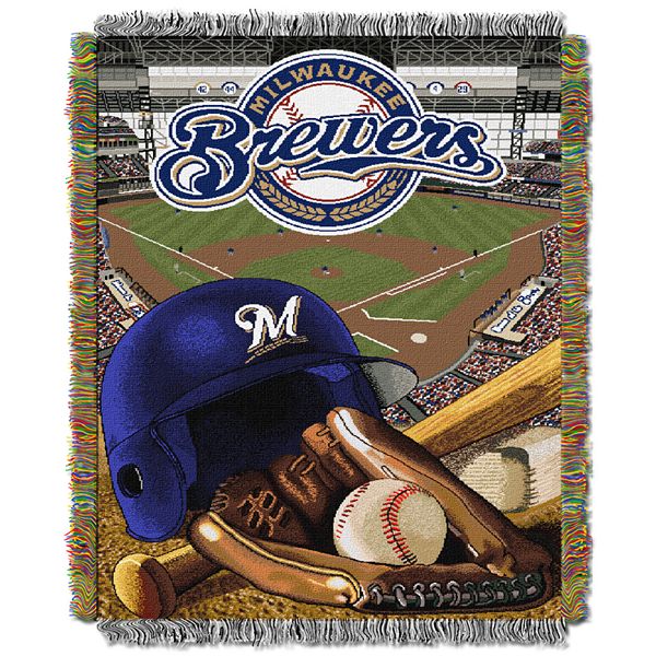 Milwaukee Brewers Southpaw 50" x 60" Fleece Throw Blanket 