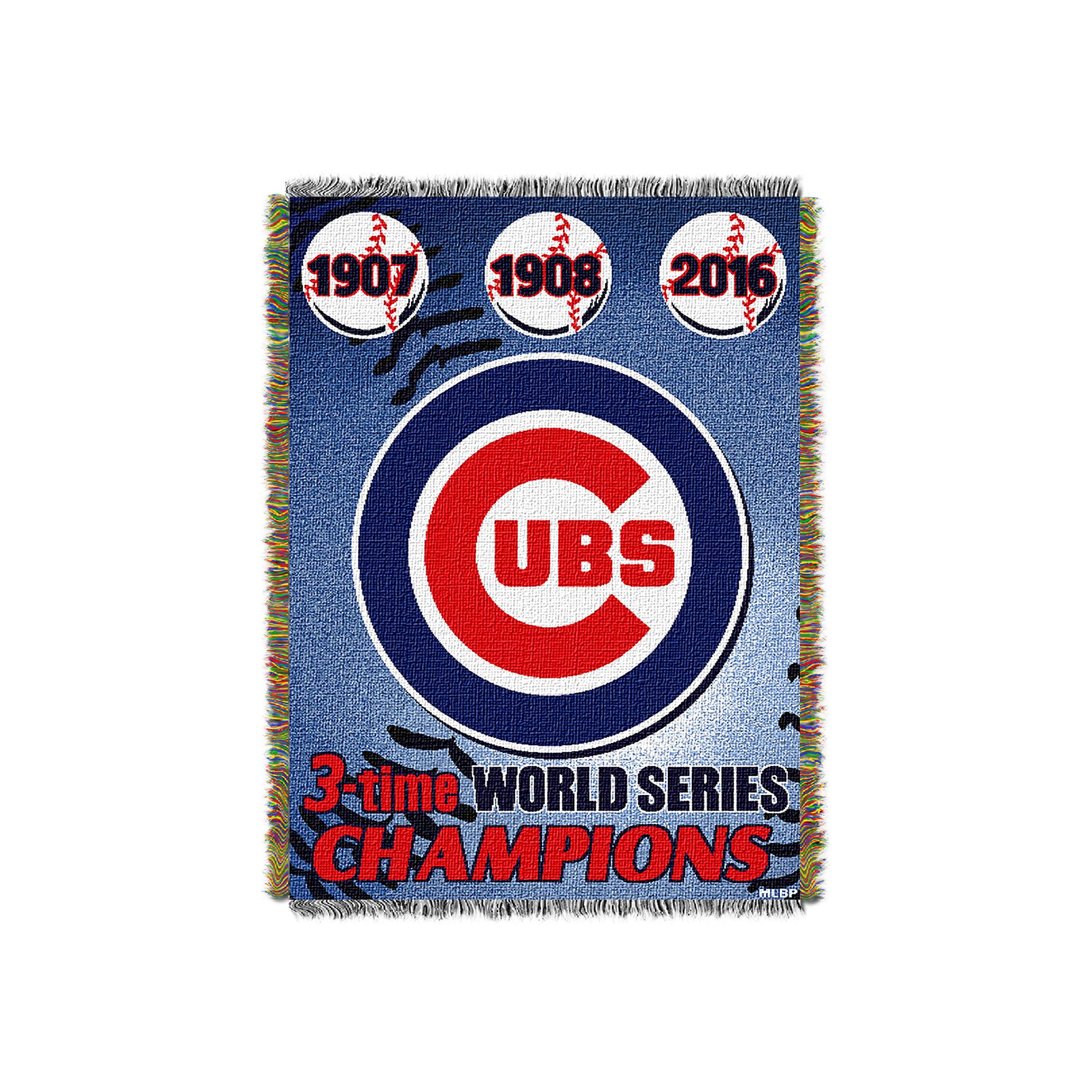 Chicago Cubs Commemorative Throw by Northwest, Team