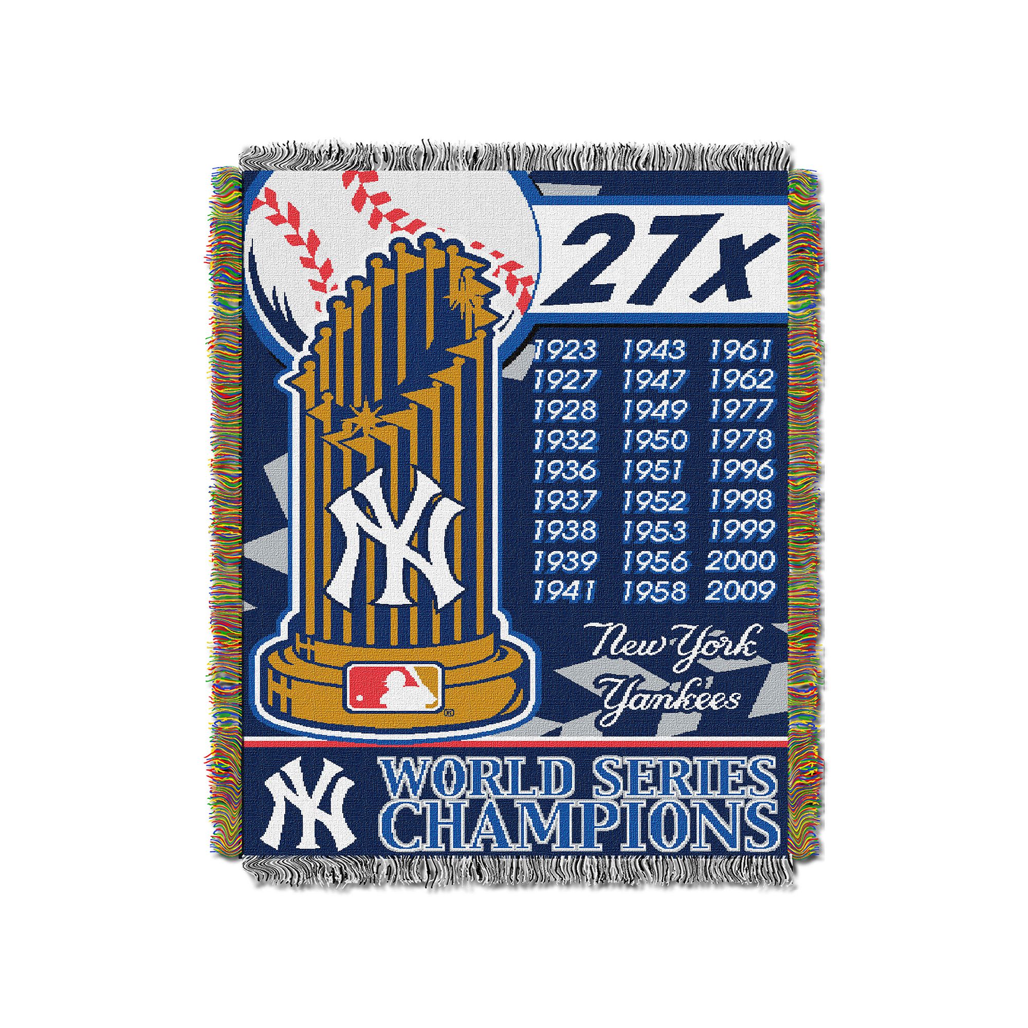New York Yankees Commemorative Throw by Northwest, Team