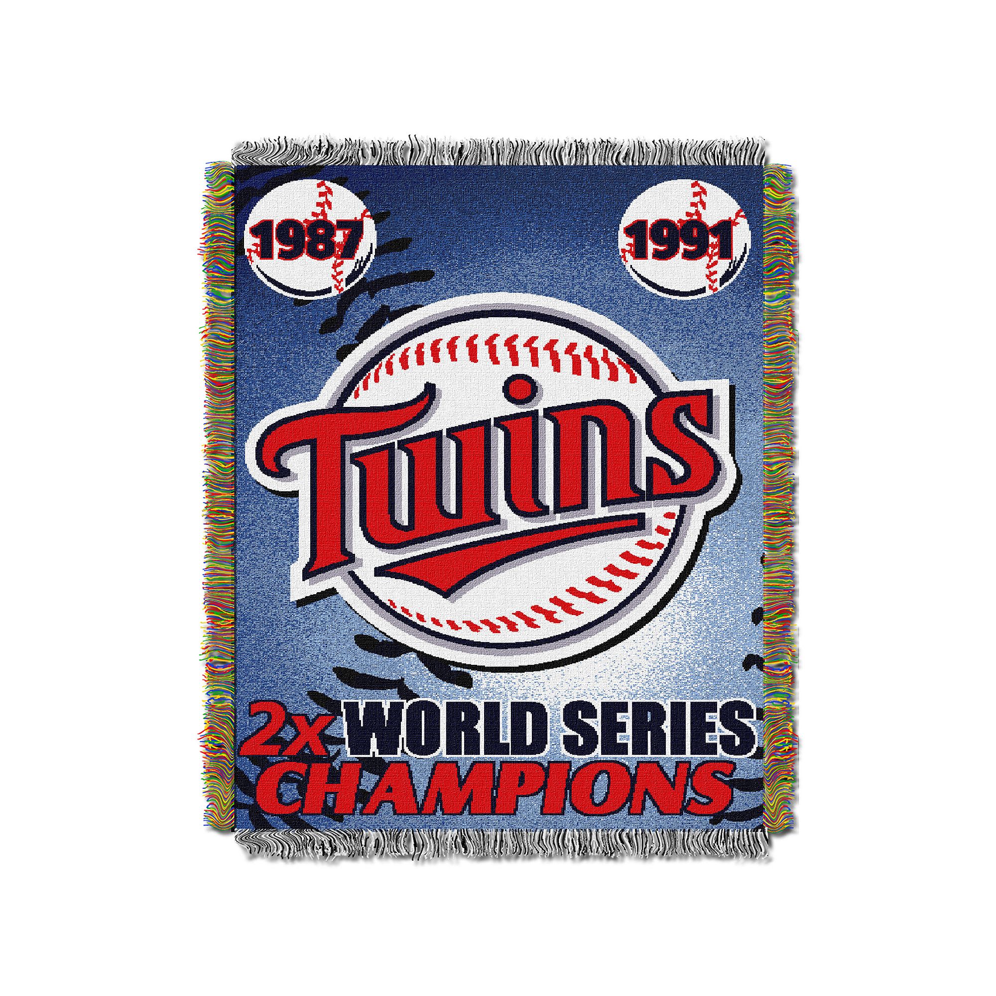 Minnesota Twins Commemorative Throw by Northwest, Team
