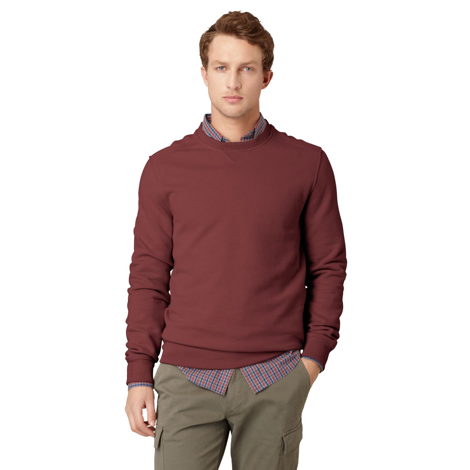 kohls mens crew neck sweatshirts