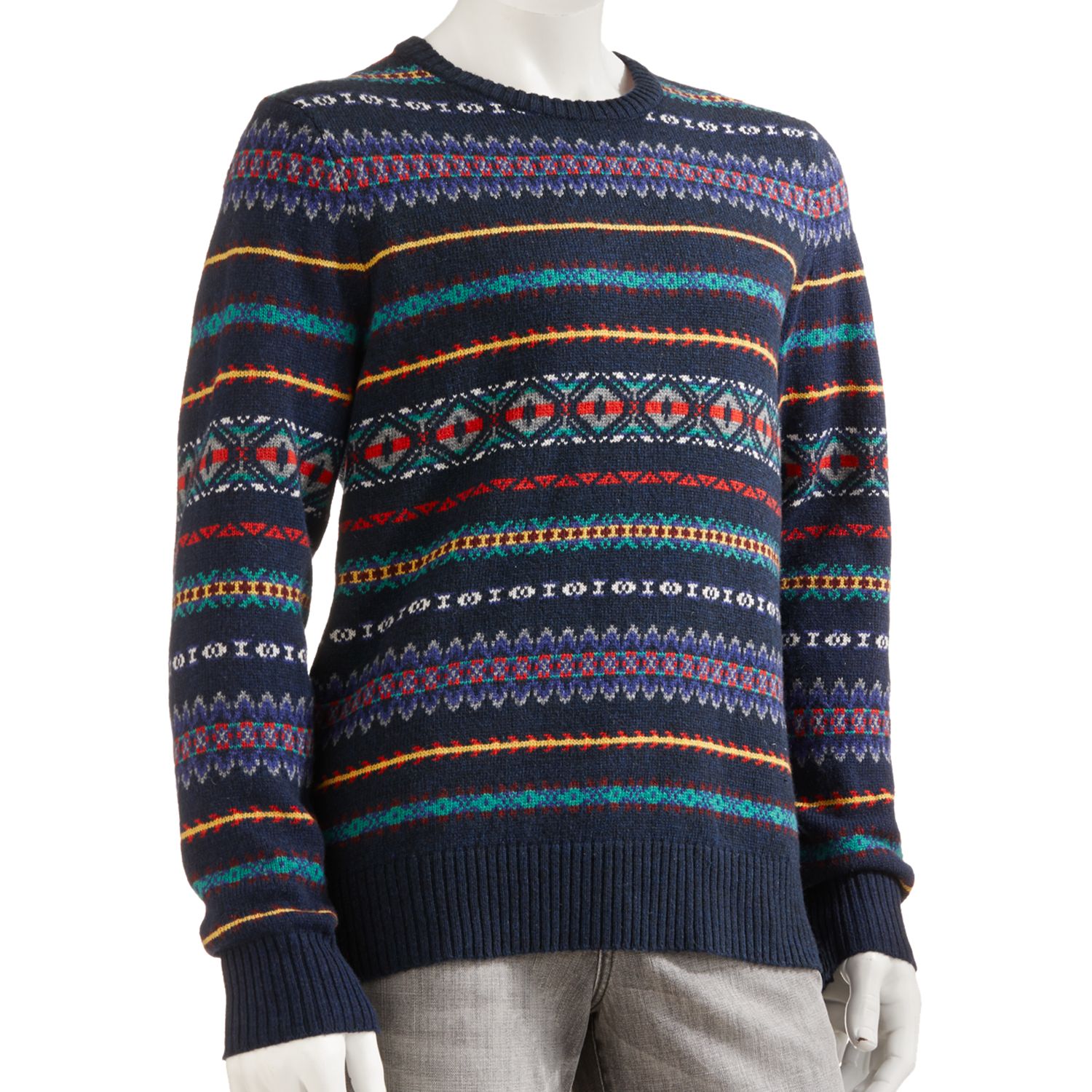 kohls mens crew neck sweaters